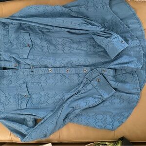 Ariat Blue Button-Down Western Shirt